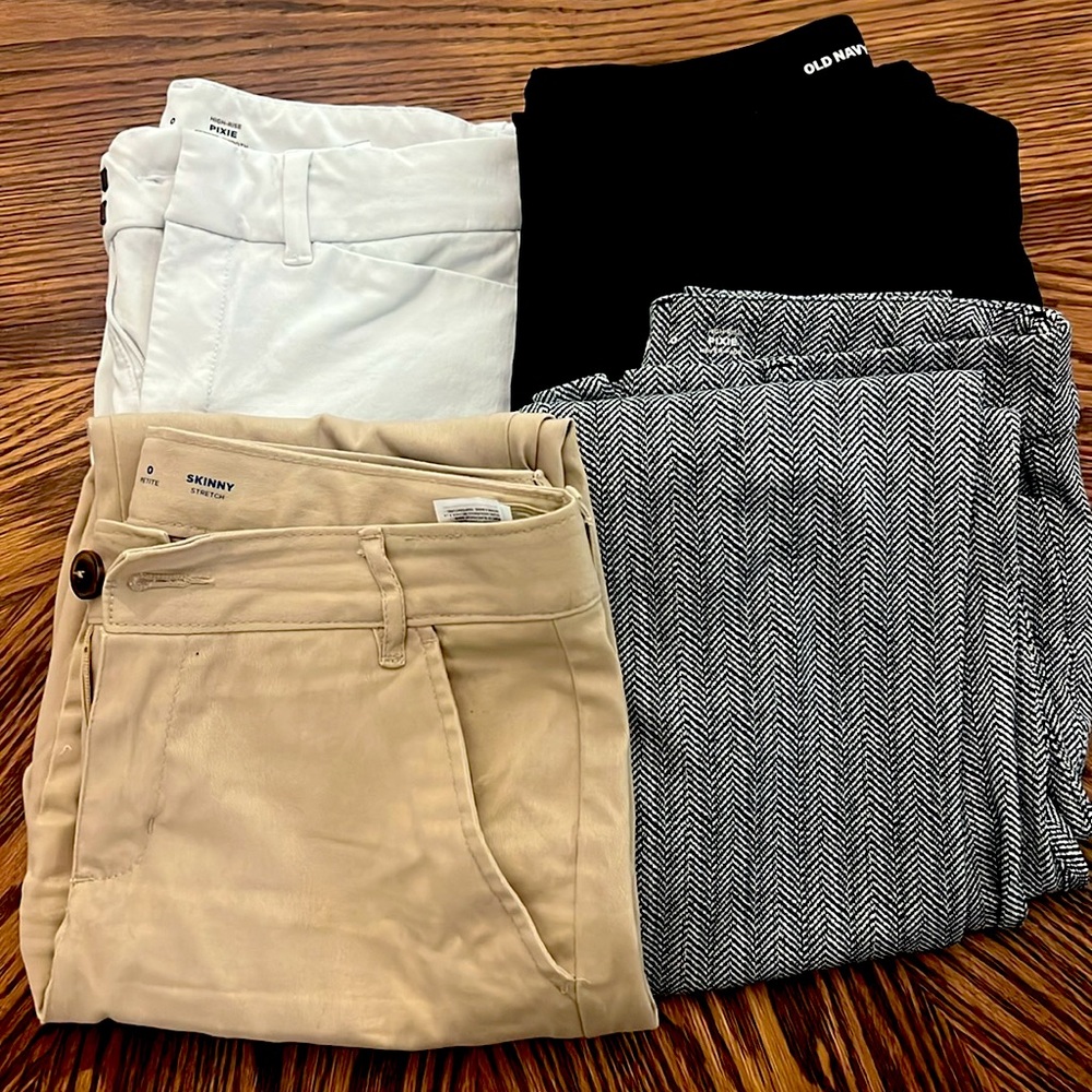 Old Navy Pixie Pants Bundle (4 pairs)
